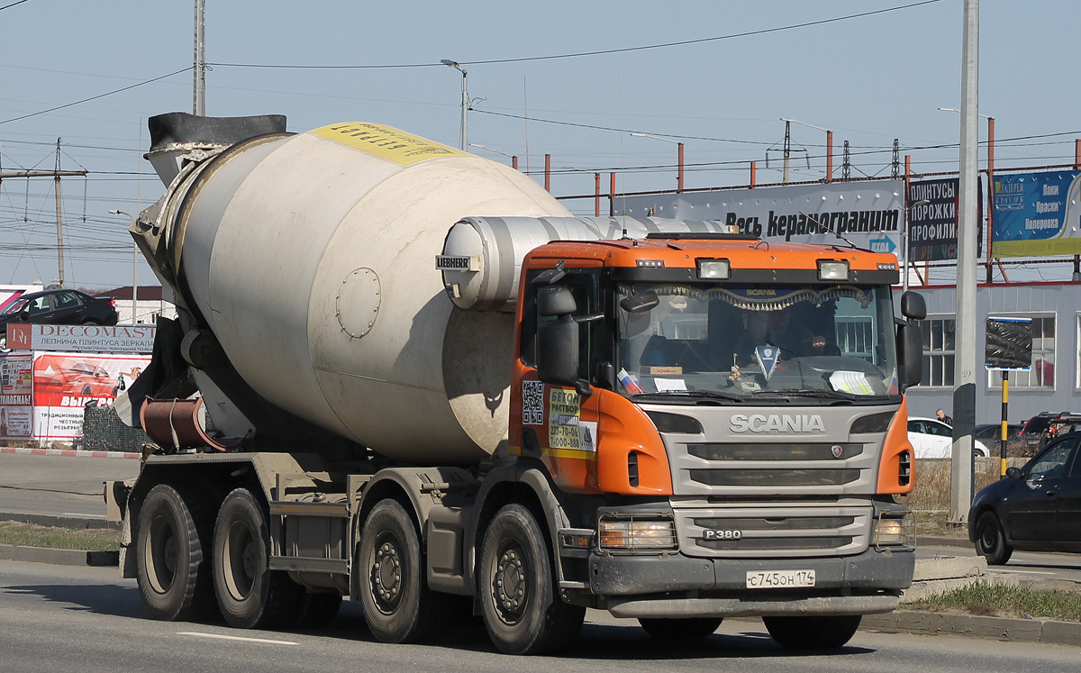 Челябинская область, № С 745 ОН 174 — Scania ('2011) P380