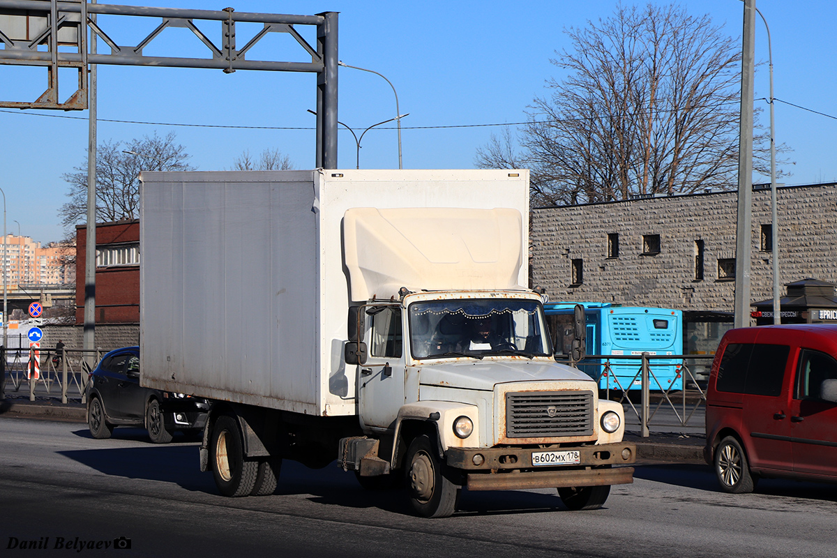 Санкт-Петербург, № В 602 МХ 178 — ГАЗ-33096