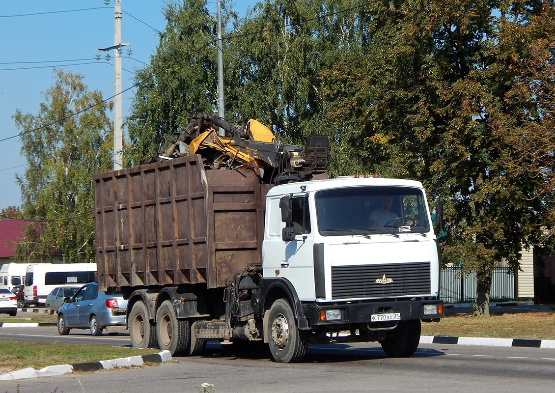 Белгородская область, № К 770 АК 31 — МАЗ-6303 (общая модель)