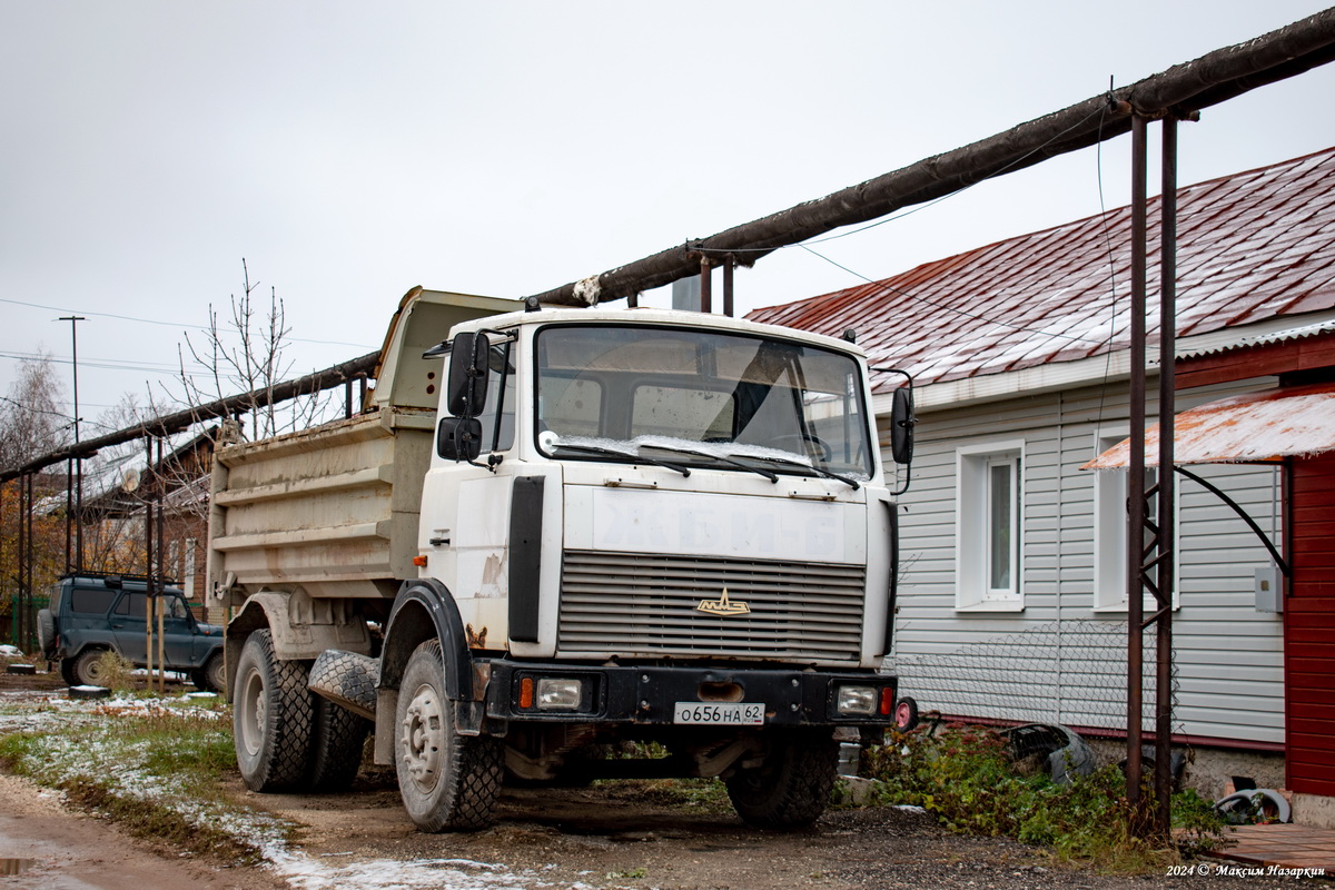 Рязанская область, № О 656 НА 62 — МАЗ-555102