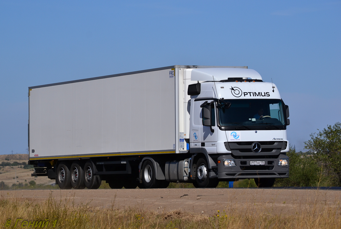 Волгоградская область, № Е 977 НК 134 — Mercedes-Benz Actros '09 1841 [Z9M]