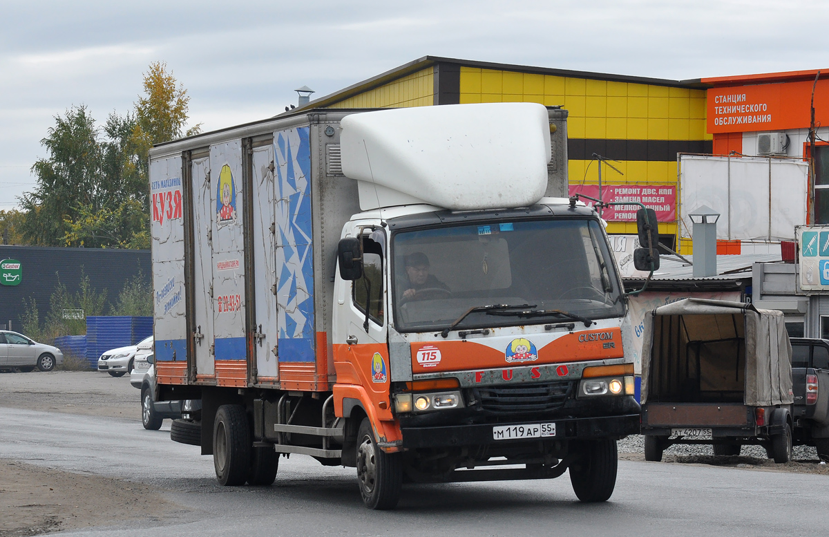 Омская область, № М 119 АР 55 — Mitsubishi Fuso (общая модель)