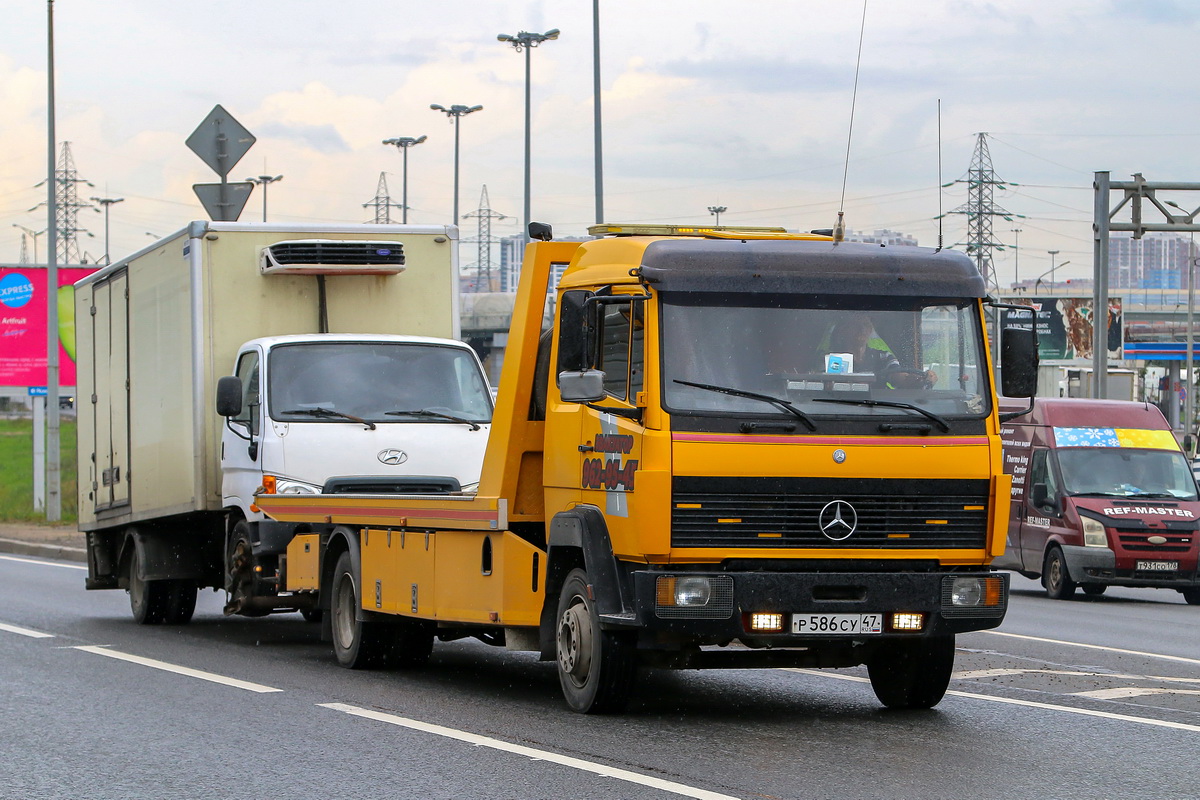 Ленинградская область, № Р 586 СУ 47 — Mercedes-Benz (общая модель)