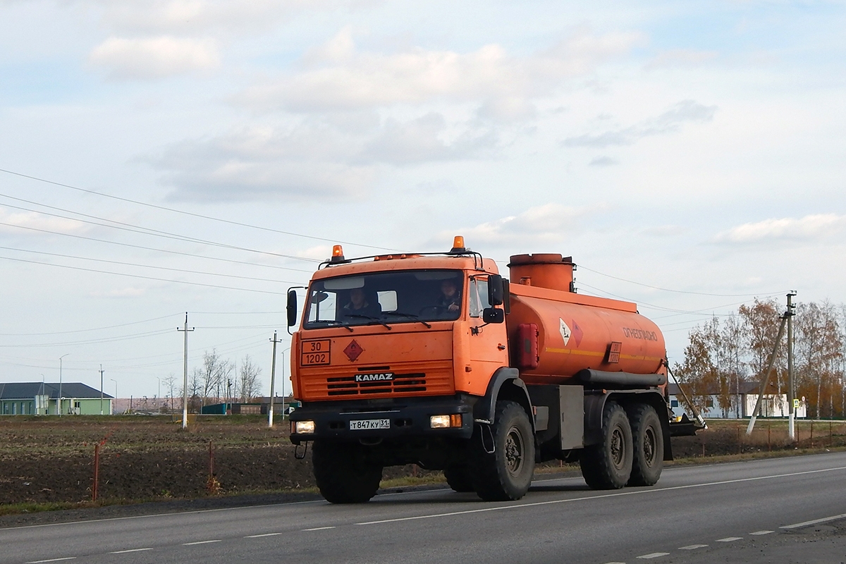 Белгородская область, № Т 847 КУ 31 — КамАЗ-43118 (общая модель)