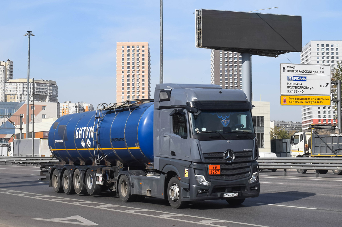 Санкт-Петербург, № Р 193 МН 198 — Mercedes-Benz Actros ('2018) 1845