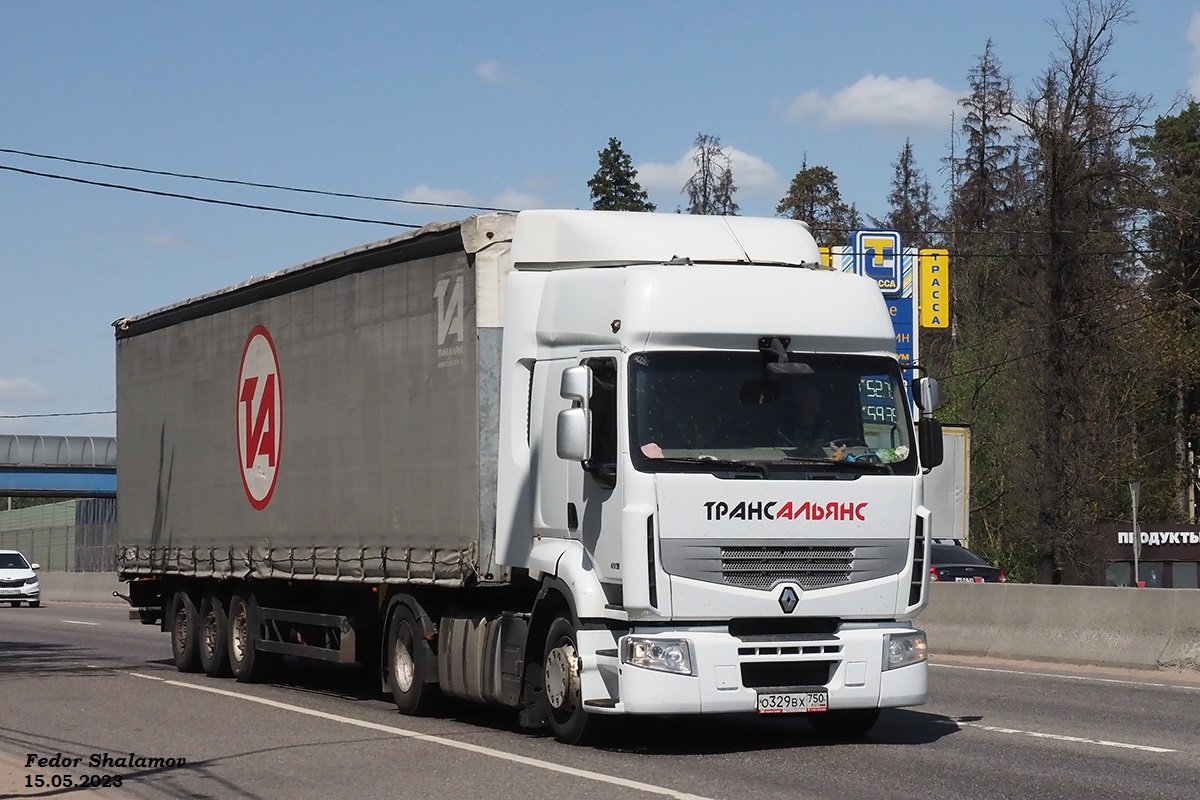 Московская область, № О 329 ВХ 750 — Renault Premium ('2006)