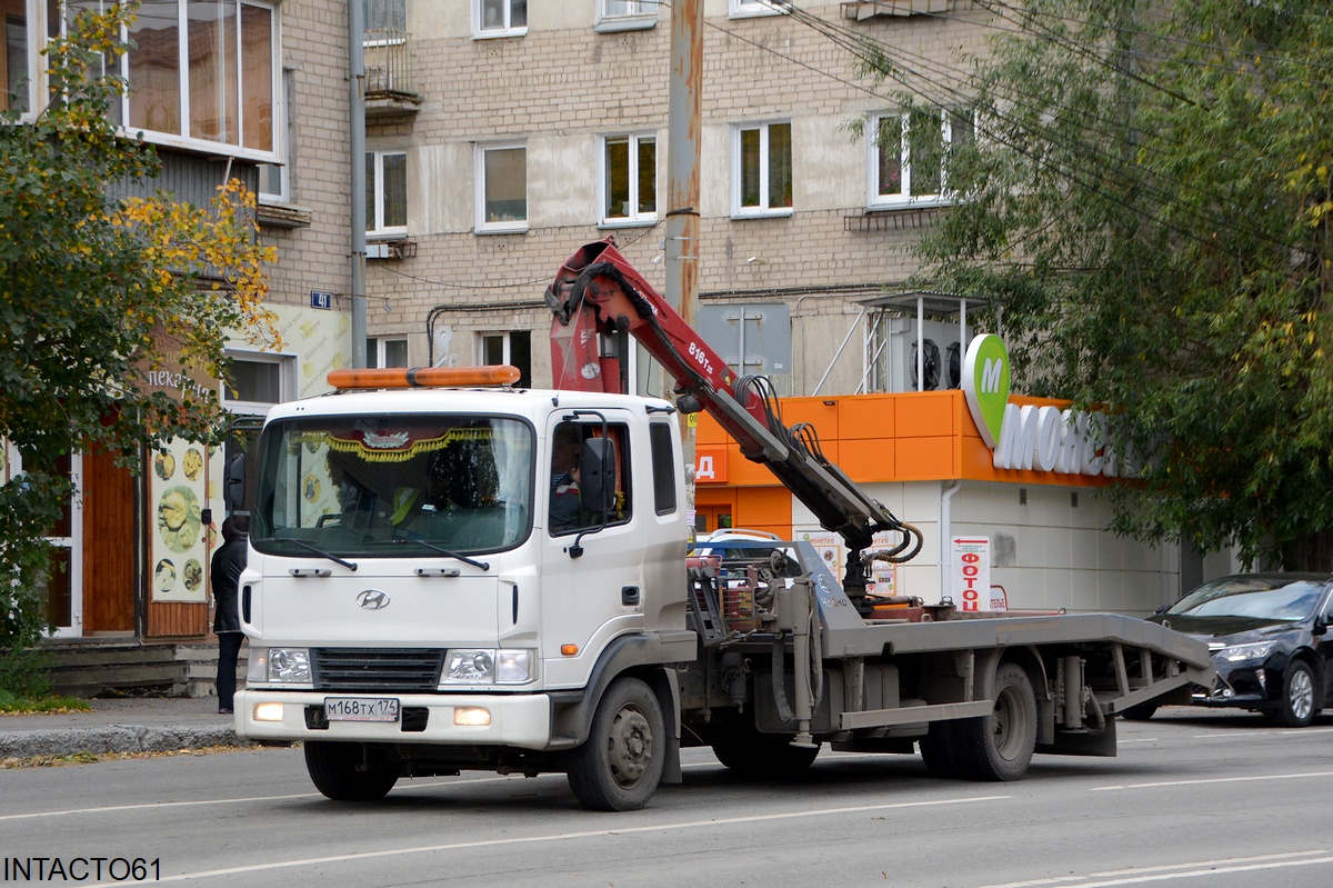 Челябинская область, № М 168 ТХ 174 — Hyundai Mega Truck HD120