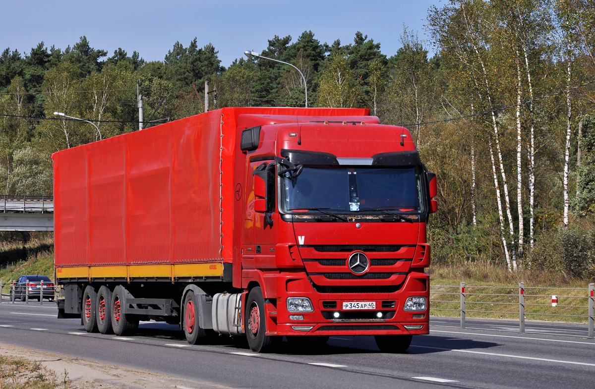 Калужская область, № Р 345 АР 40 — Mercedes-Benz Actros ('2009)