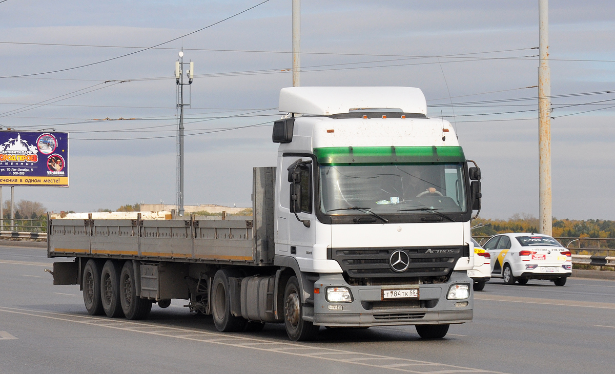 Омская область, № Т 784 ТК 55 — Mercedes-Benz Actros ('2003) 1841