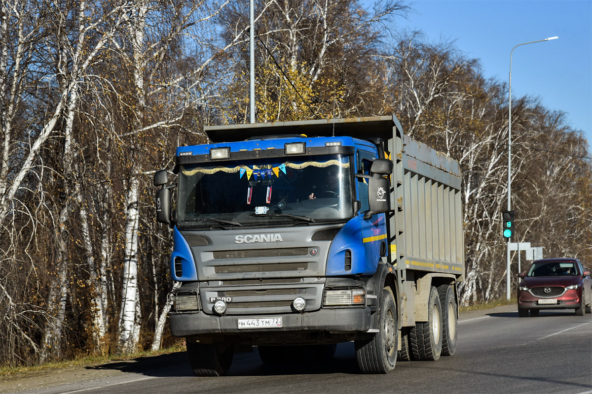 Тюменская область, № Н 443 ТМ 72 — Scania ('2004) P380