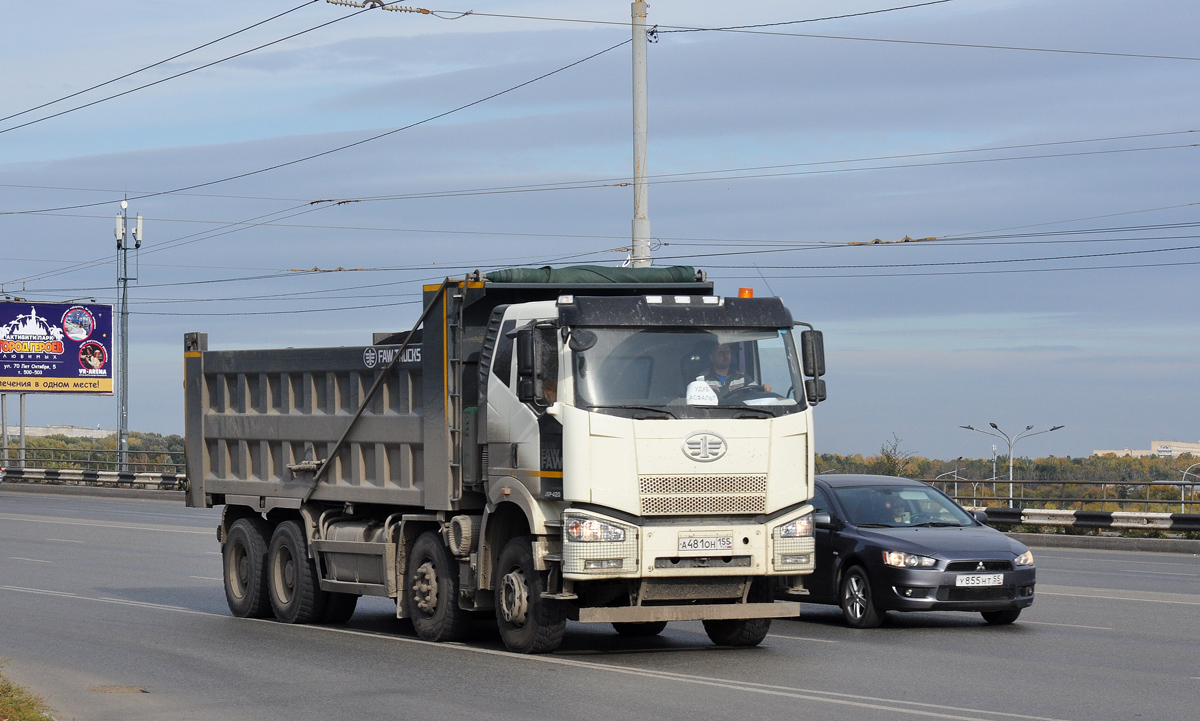 Омская область, № А 481 ОН 155 — FAW J6 CA3310