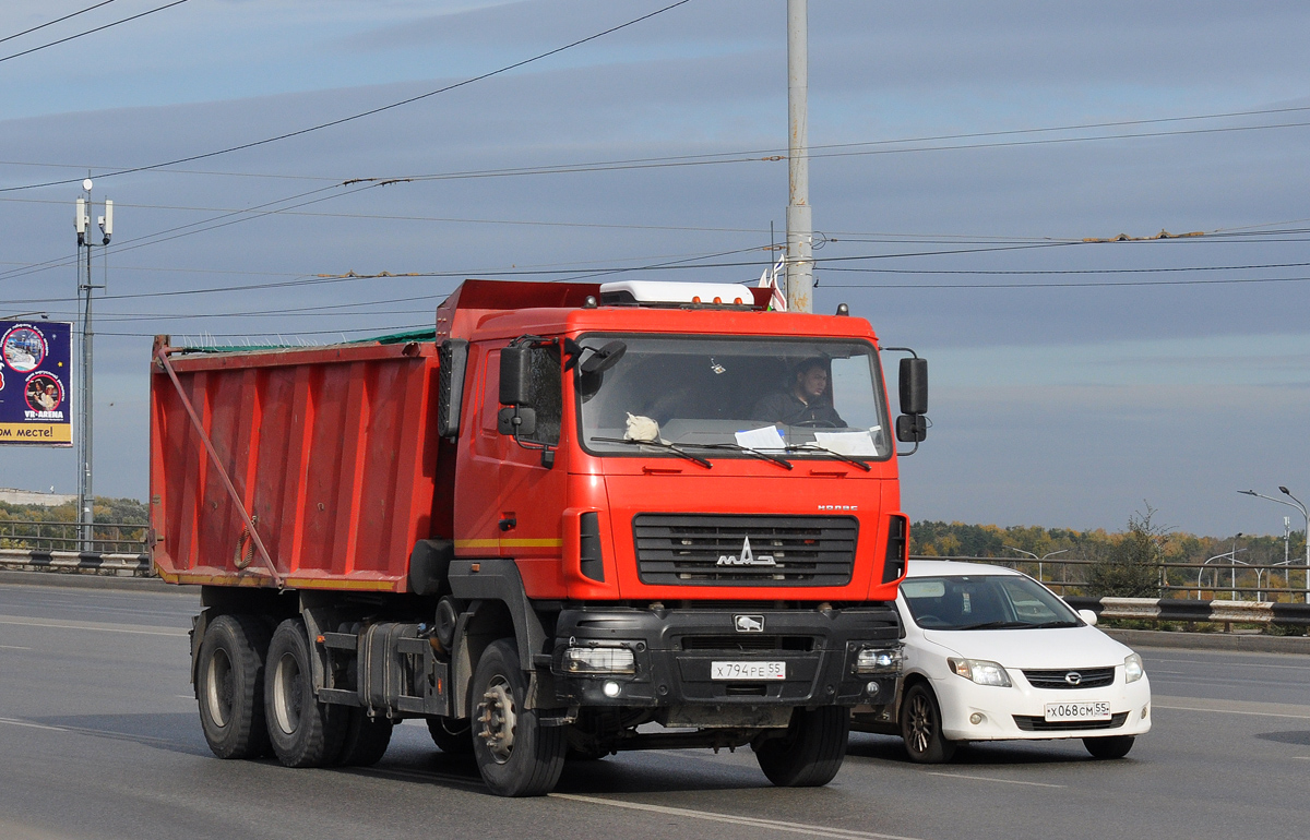 Омская область, № Х 794 РЕ 55 — МАЗ-650128