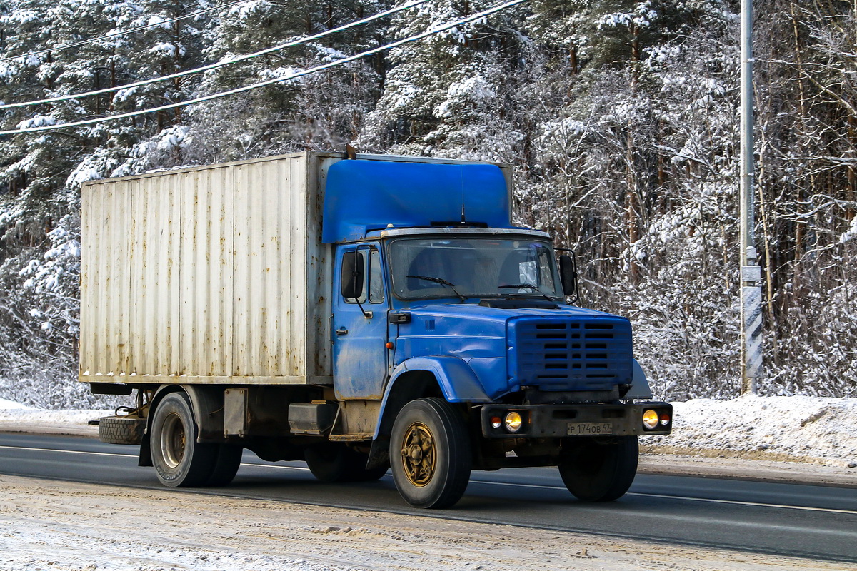 Ленинградская область, № Р 174 ОВ 47 — ЗИЛ-534332