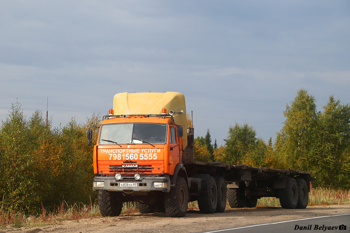 Ненецкий автономный округ, № А 838 КК 83 — КамАЗ-43118-10 [43118K]