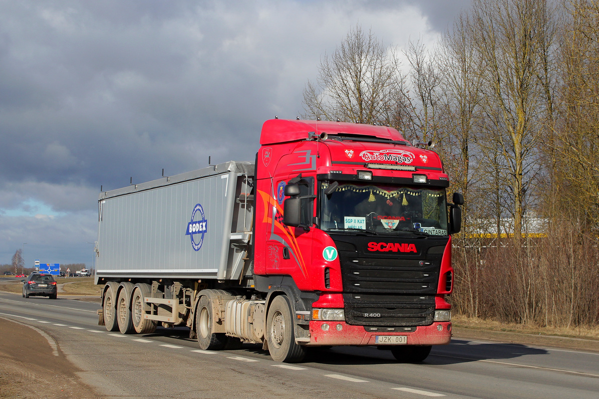 Литва, № JZK 001 — Scania ('2009) R400