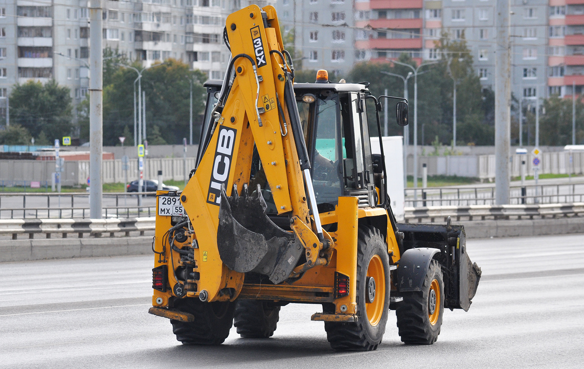 Омская область, № 2891 МХ 55 — JCB 3CX