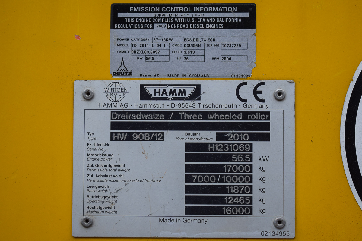 Алтайский край, № 7386 МТ 22 — Hamm HW 90