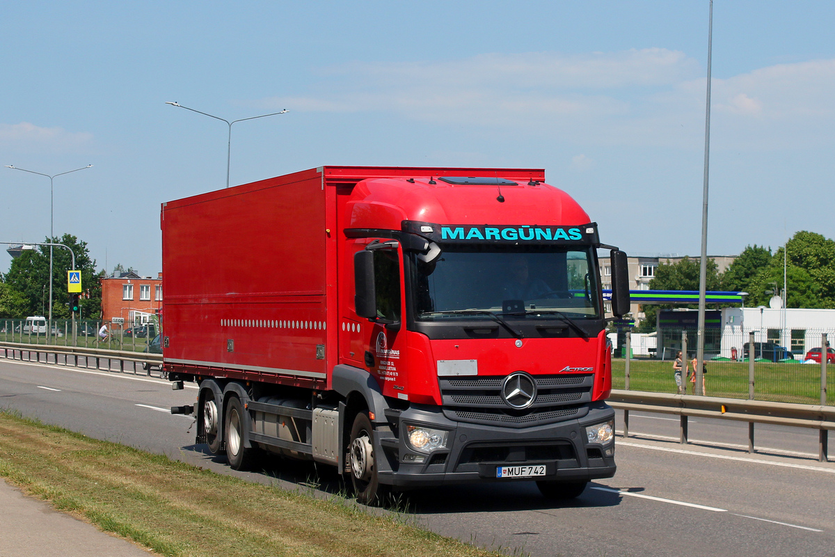 Литва, № MUF 742 — Mercedes-Benz Actros ('2011) 2543