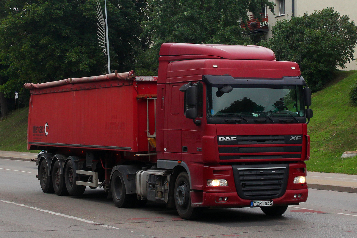 Литва, № FZK 045 — DAF XF105 FT