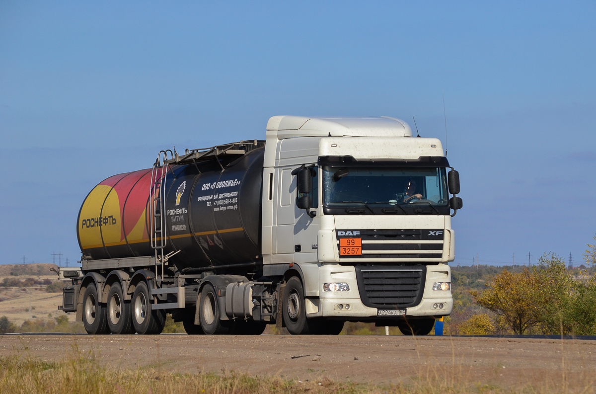 Саратовская область, № А 224 КА 164 — DAF XF105 FT