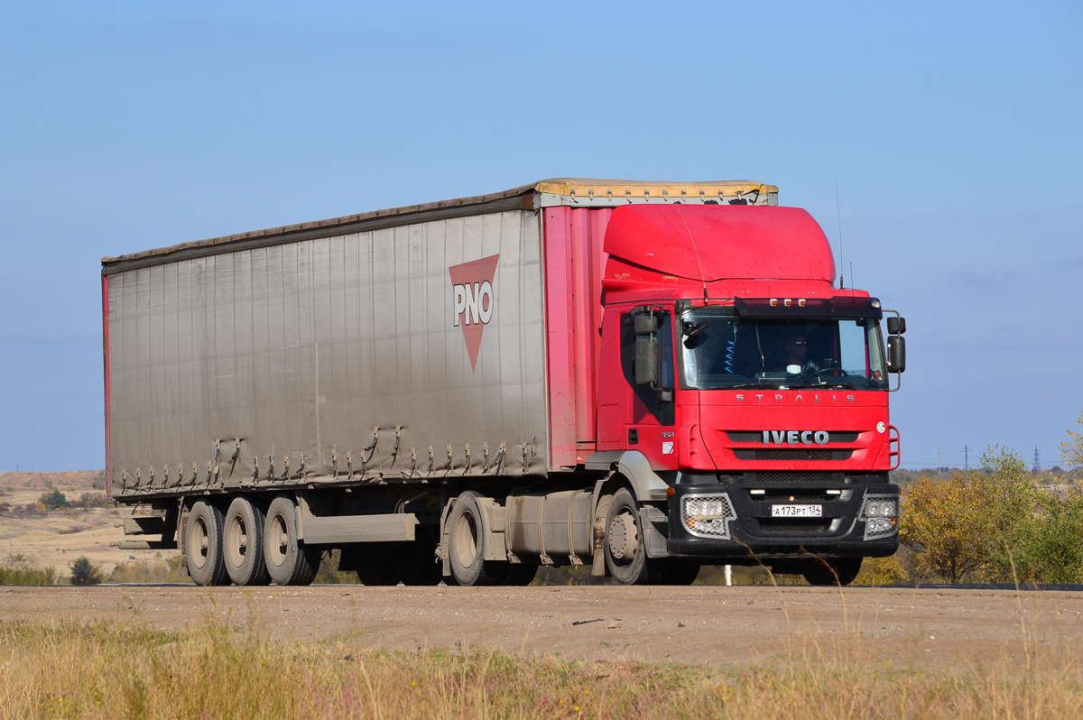 Волгоградская область, № А 173 РТ 134 — IVECO Stralis ('2007) 350