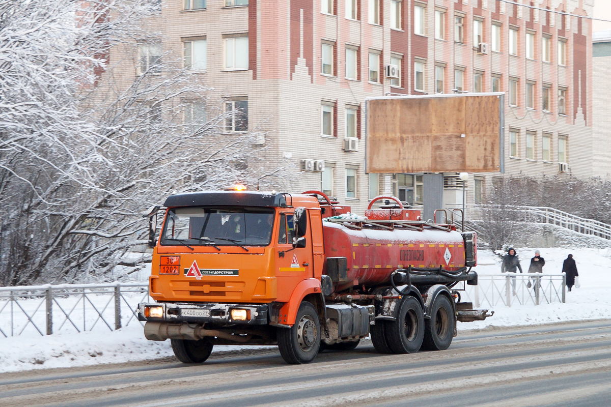 Архангельская область, № К 400 ОО 29 — КамАЗ-65115-62