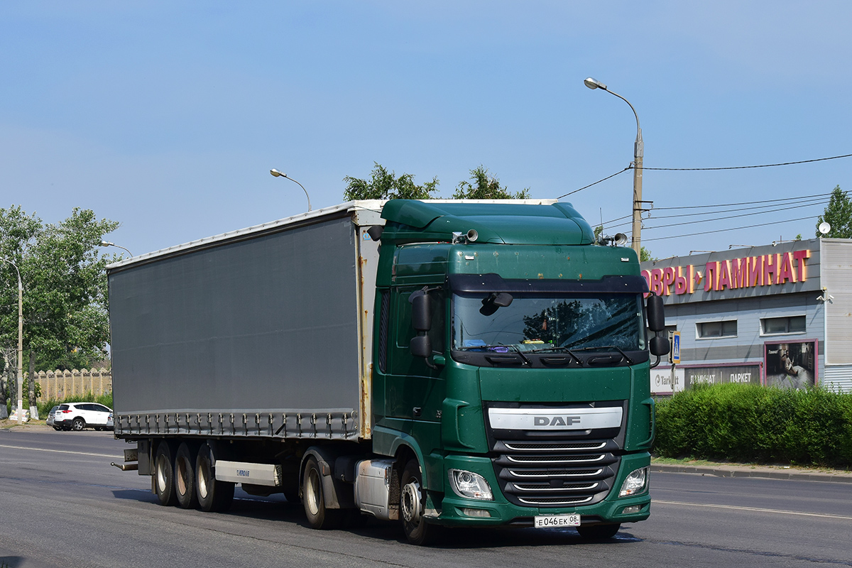 Калмыкия, № Е 046 ЕК 08 — DAF XF Euro6 FT