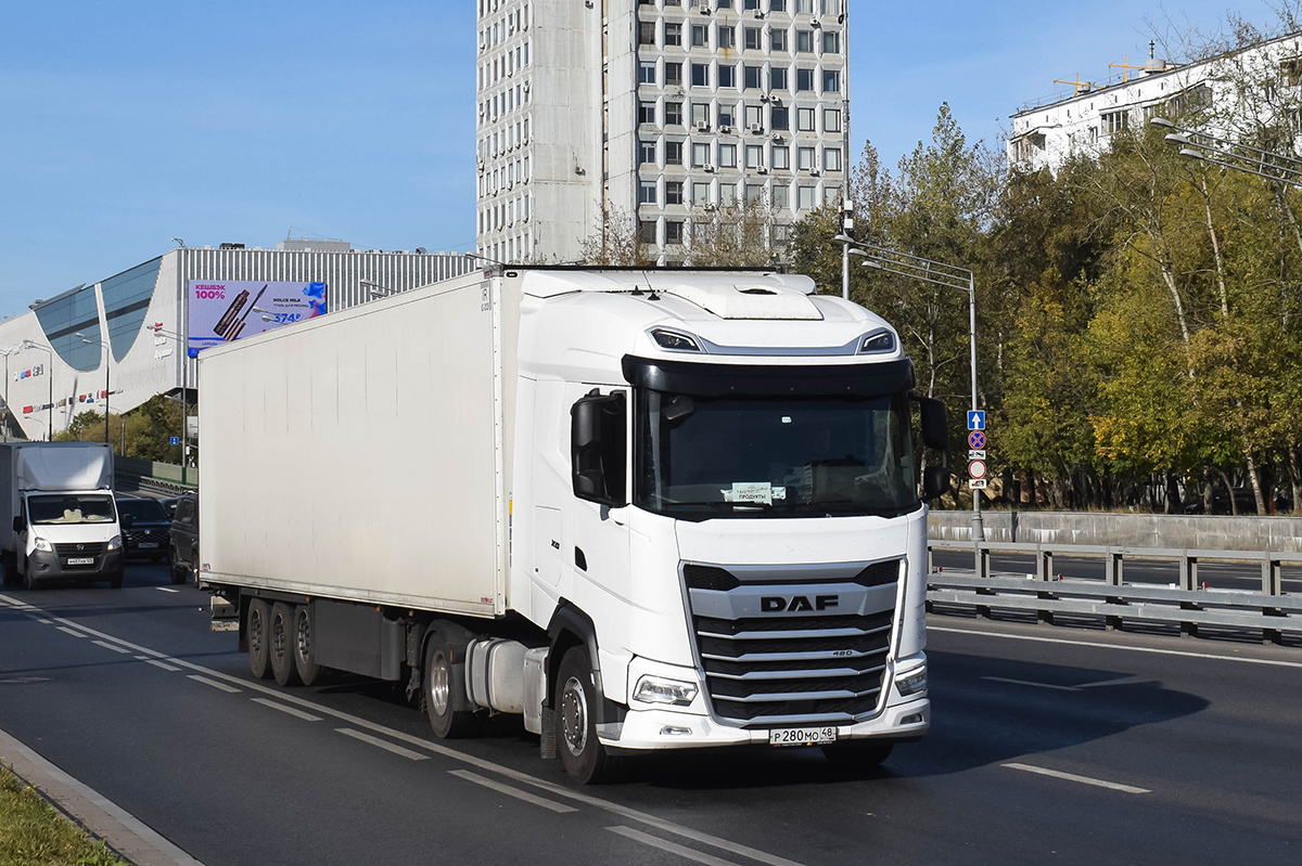 Липецкая область, № Р 280 МО 48 — DAF ('2021) XG FT