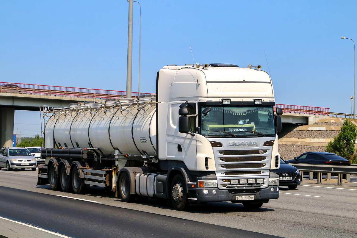 Ленинградская область, № В 381 ЕВ 147 — Scania ('2009) R480