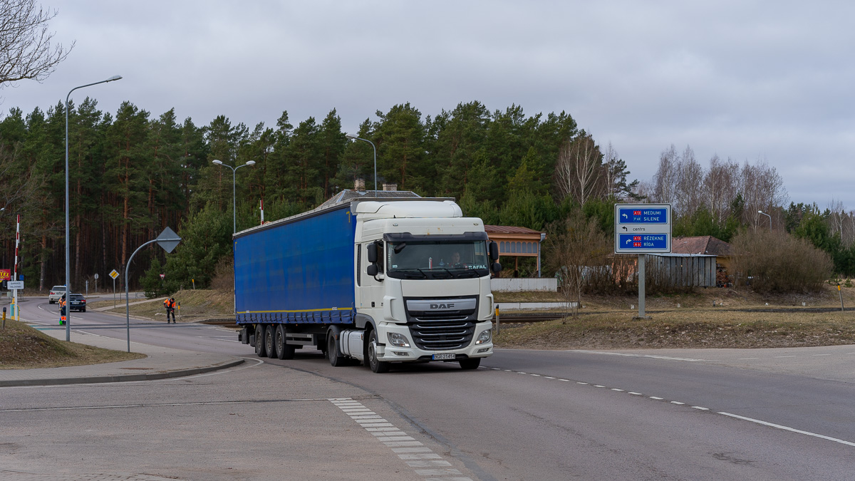 Польша, № BGR 21414 — DAF XF Euro6 FT