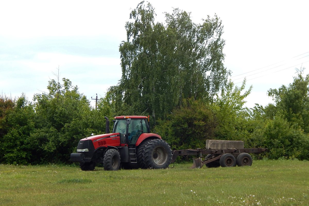 Белгородская область, № 2066 ЕТ 31 — Case IH Magnum 310; Прицепы дорожные — Грейдеры прицепные (общая)