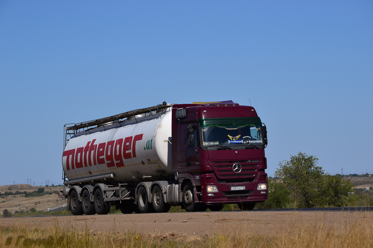 Ростовская область, № С 087 СВ 178 — Mercedes-Benz Actros ('2003) 2541