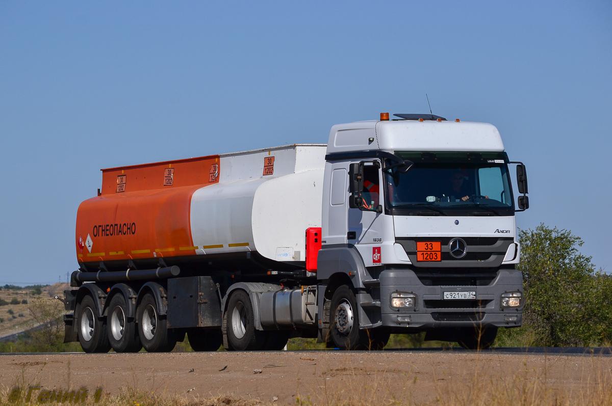 Волгоградская область, № С 921 УВ 34 — Mercedes-Benz Axor 1836