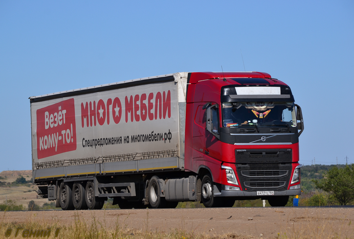 Саратовская область, № А 472 ТС 164 — Volvo ('2012) FH.420 [X9P]