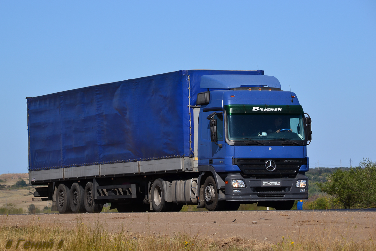 Брянская область, № Н 034 ВУ 32 — Mercedes-Benz Actros ('2003) 1841