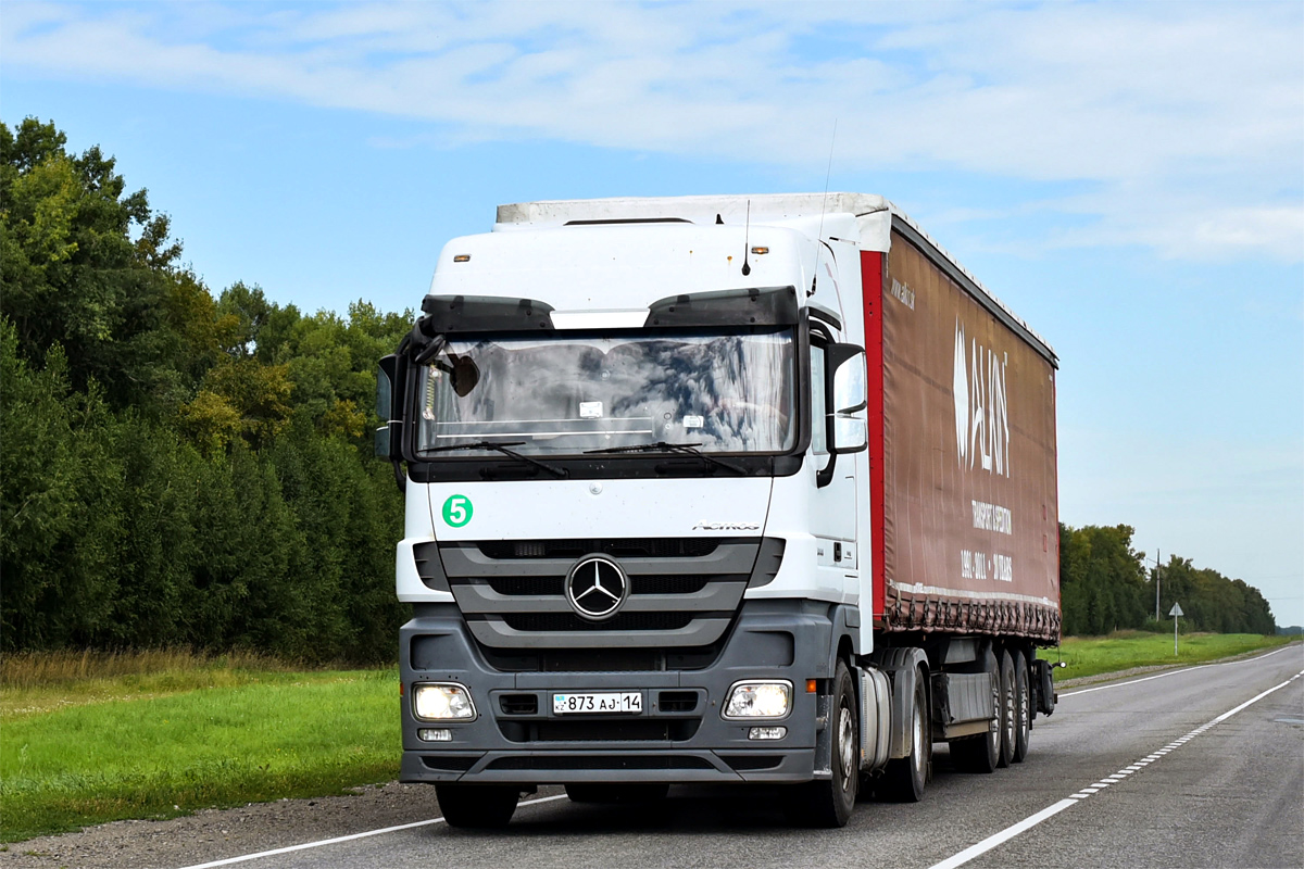 Павлодарская область, № 873 AJ 14 — Mercedes-Benz Actros ('2003) 1844