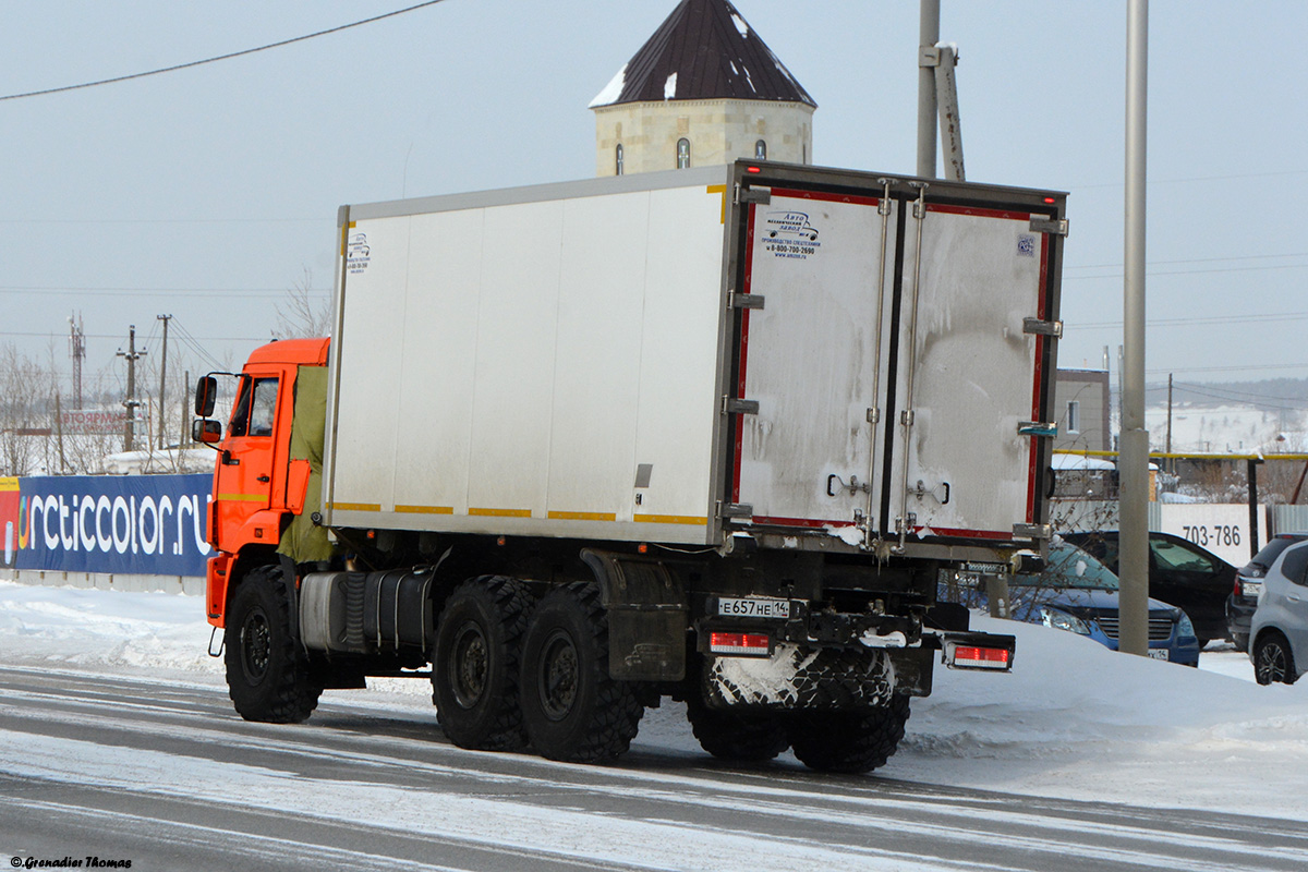 Саха (Якутия), № Е 657 НЕ 14 — КамАЗ-43118-50