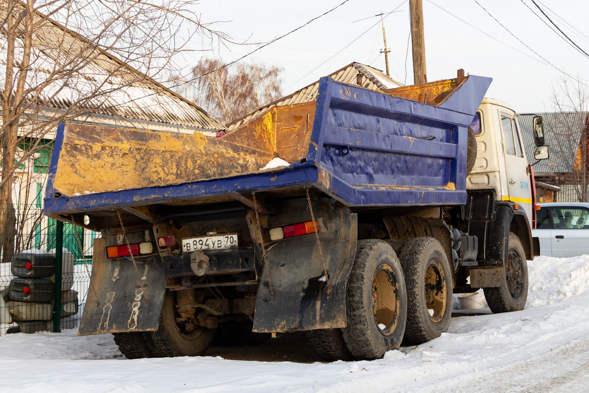 Томская область, № В 894 УВ 70 — КамАЗ-55111 [551110]