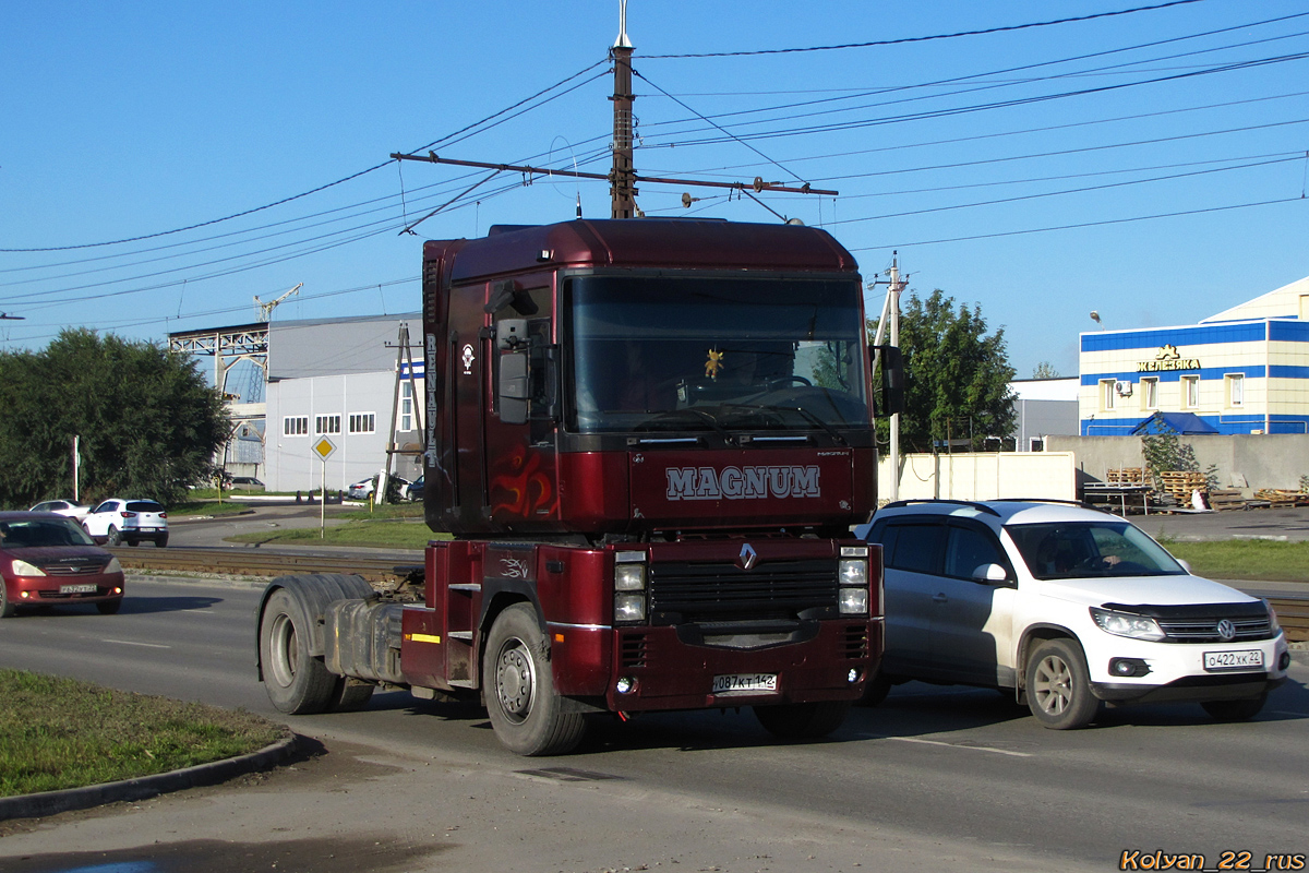 Кемеровская область, № У 087 КТ 142 — Renault Magnum Integral ('1997)