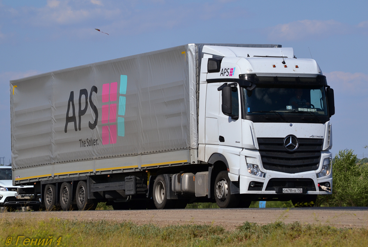 Московская область, № О 478 УВ 750 — Mercedes-Benz Actros '18 1845 [Z9M]