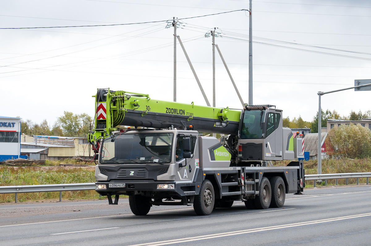 Архангельская область, № О 396 РЕ 29 — Zoomlion (общая модель)