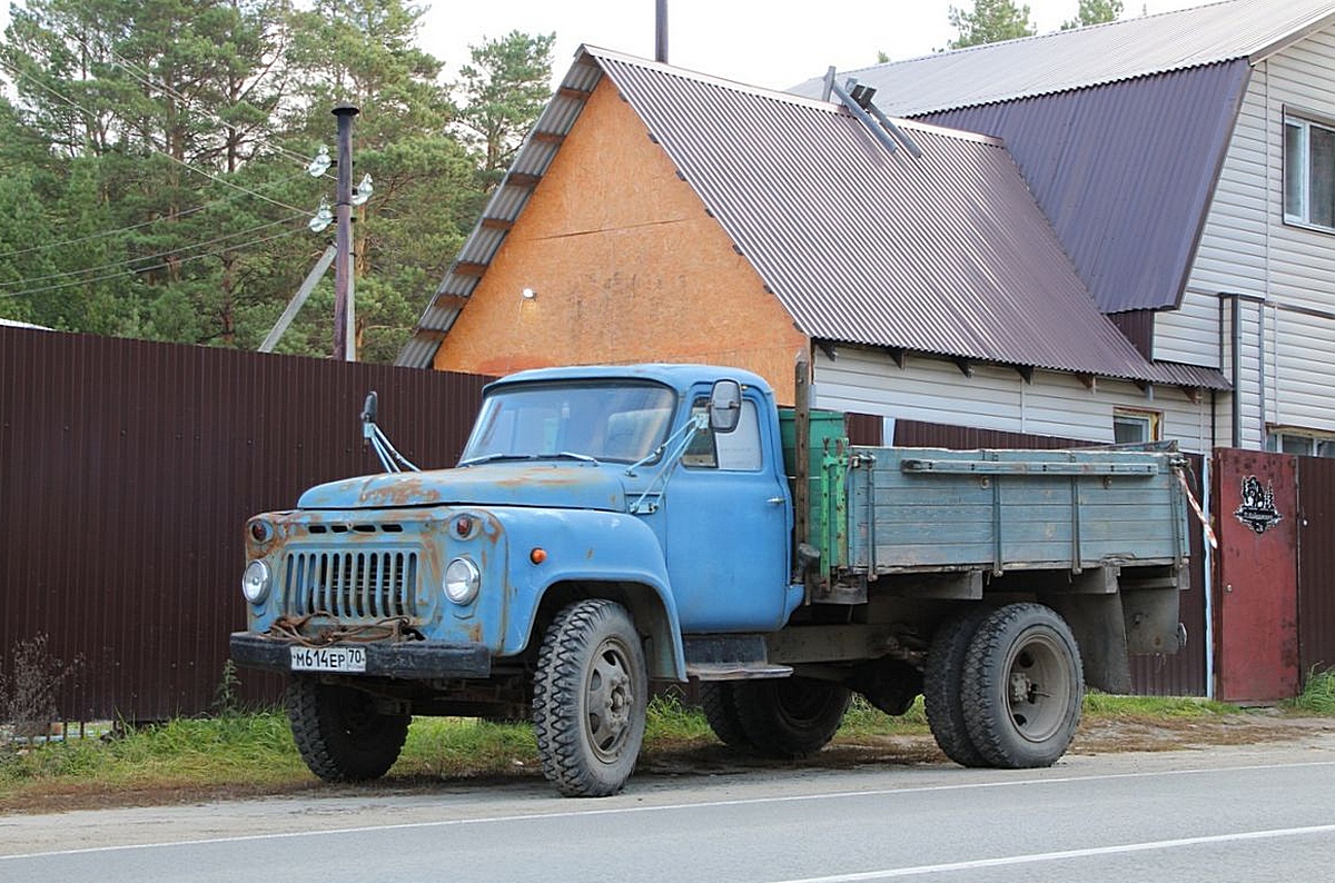 Томская область, № М 614 ЕР 70 — ГАЗ-52-04