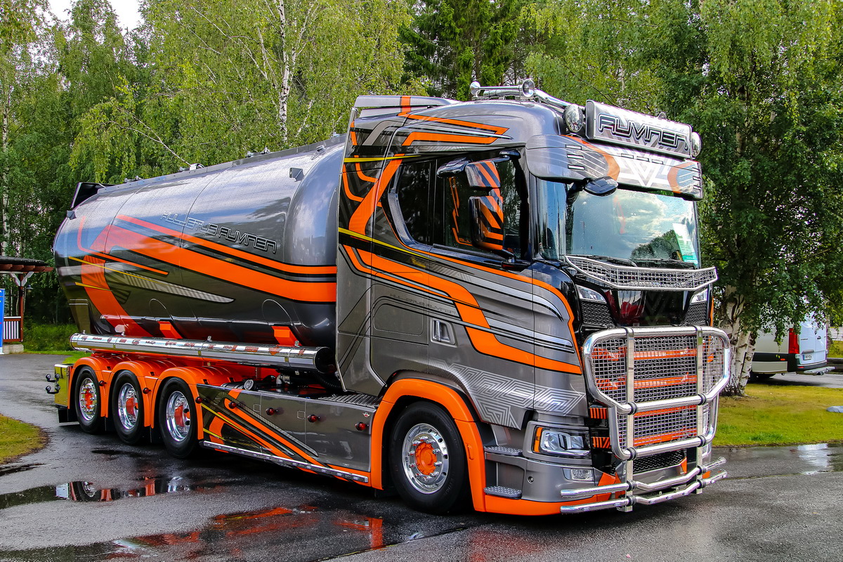 Финляндия, № NLX-590 — Scania ('2016, общая модель)