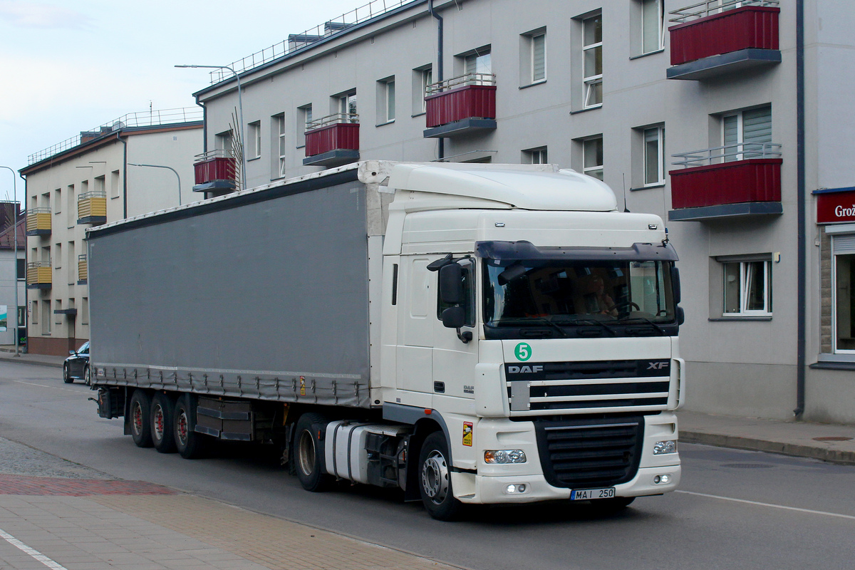 Литва, № MAI 250 — DAF XF105 FT