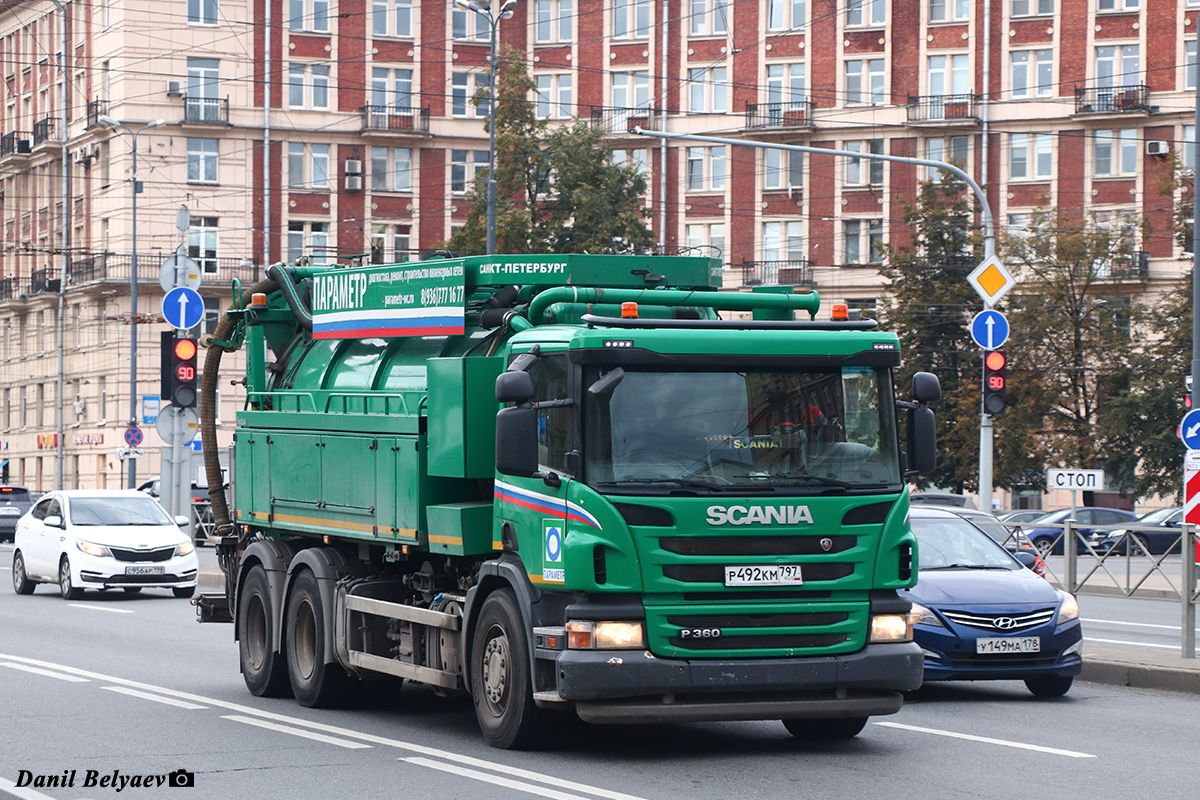 Москва, № Р 492 КМ 797 — Scania ('2004) P360