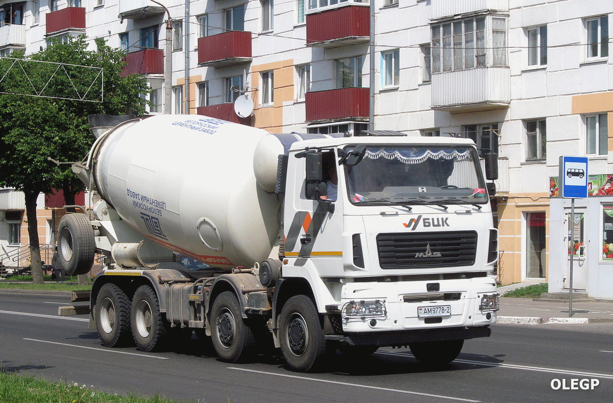 Витебская область, № АМ 9778-2 — МАЗ-6516 (общая модель)