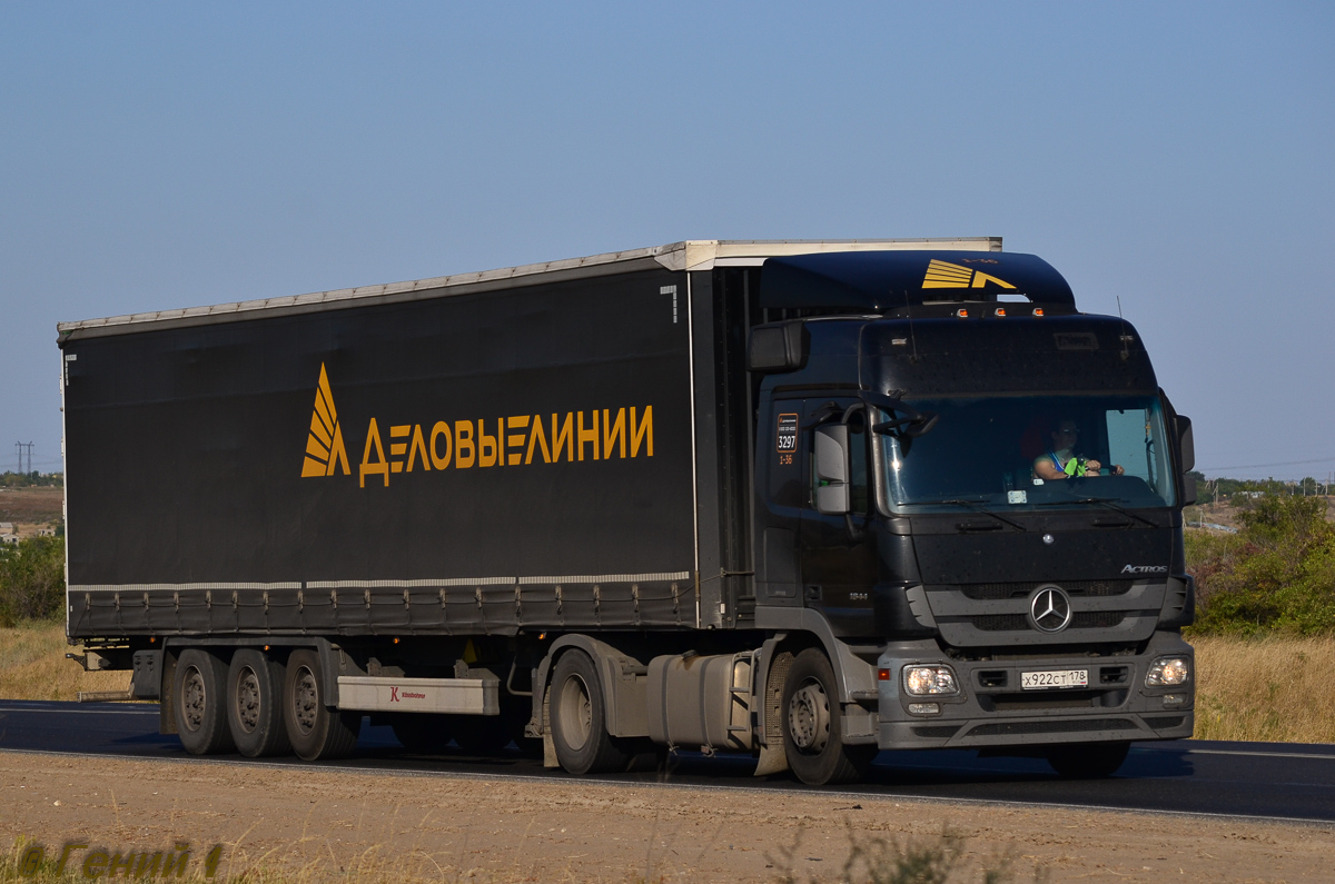 Воронежская область, № 3297 — Mercedes-Benz Actros ('2009) 1844