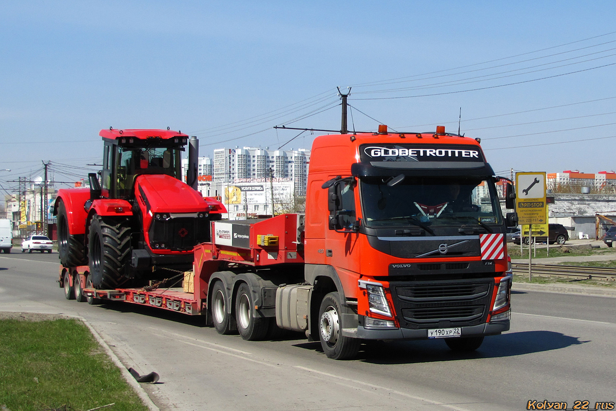 Алтайский край, № У 190 ХР 22 — Volvo ('2013) FM.420 [X9P]; Алтайский край — Новая спецтехника; Санкт-Петербург — Новая техника АО "Петербургский тракторный завод"