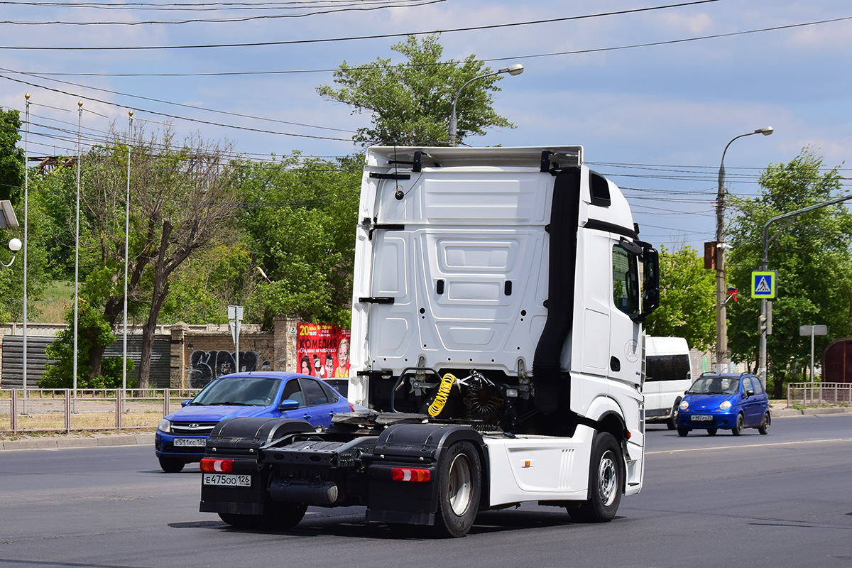 Ставропольский край, № Е 475 ОО 126 — Mercedes-Benz Actros '18 1845 [Z9M]