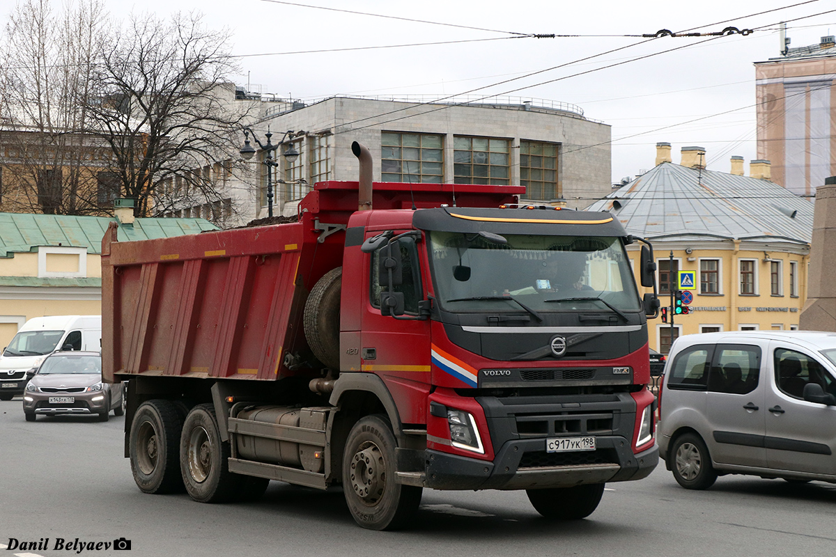 Санкт-Петербург, № С 917 УК 198 — Volvo ('2013) FM.420